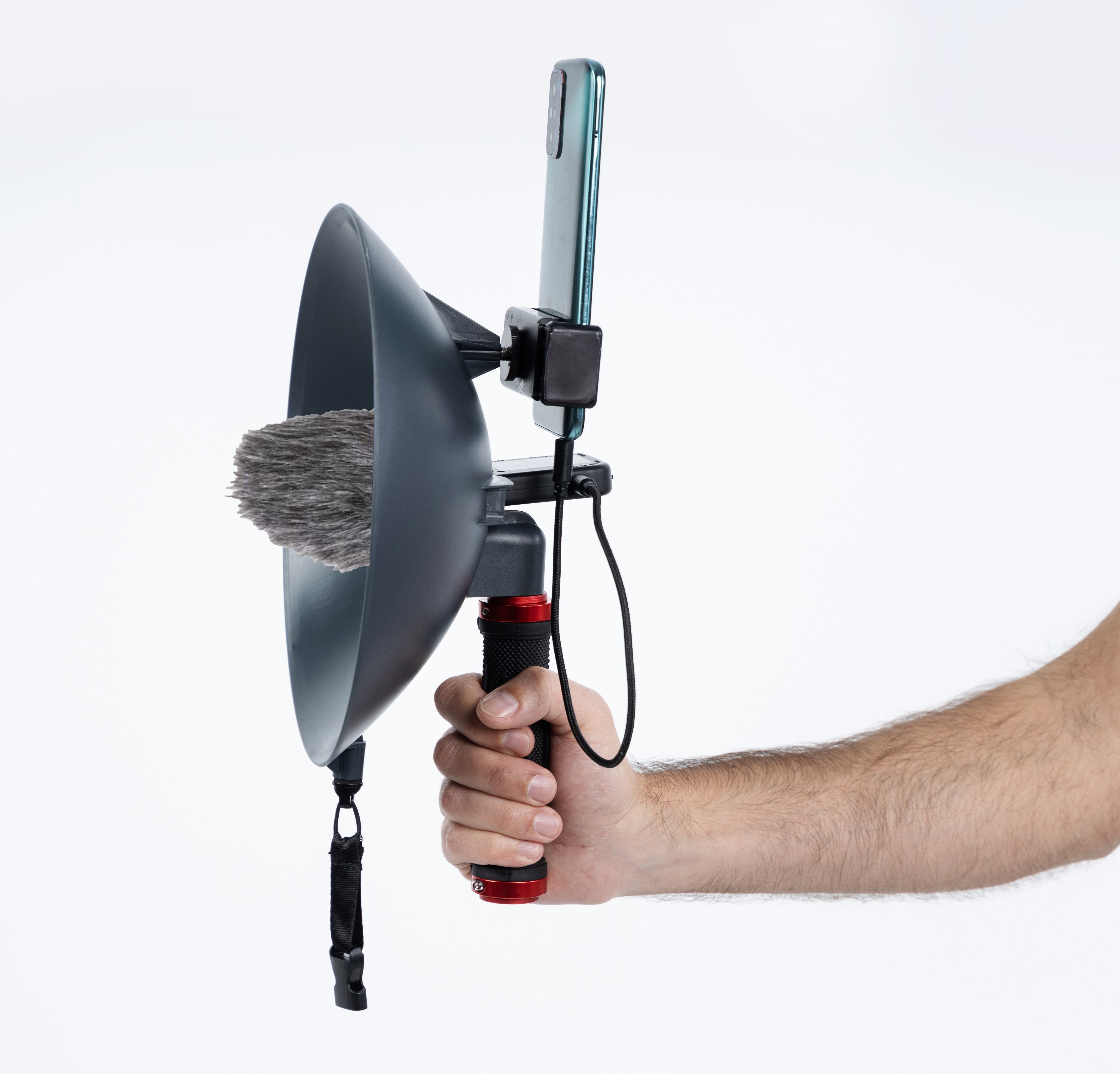 PACK BIRDMIC MICRÓFONO CON PARÁBOLA E INTERFAZ DE AUDIO PARA MÓVIL 5