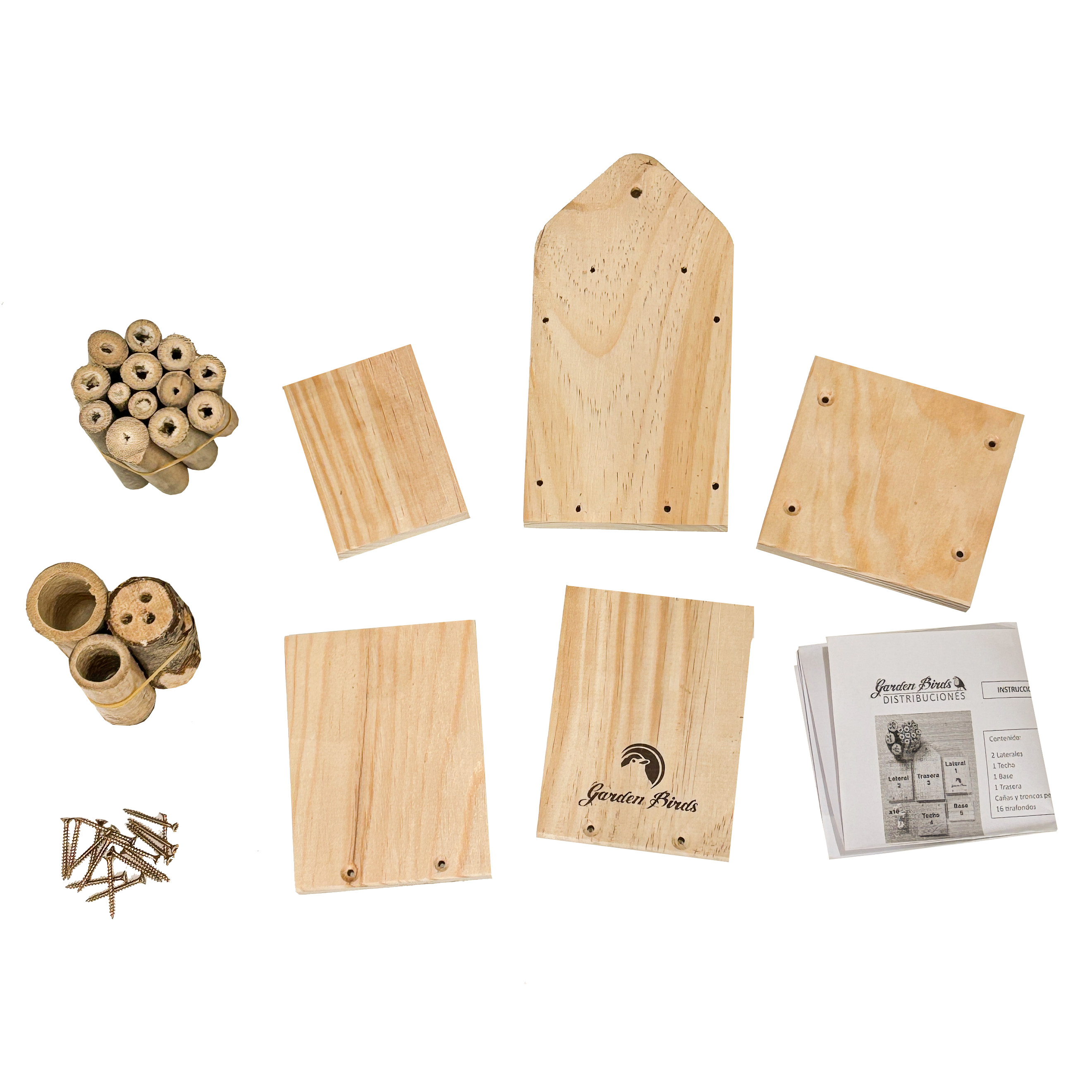 KIT DE CONSTRUCCIÓN NIDO-REFUGIO PARA ABEJAS MODELO ALBA