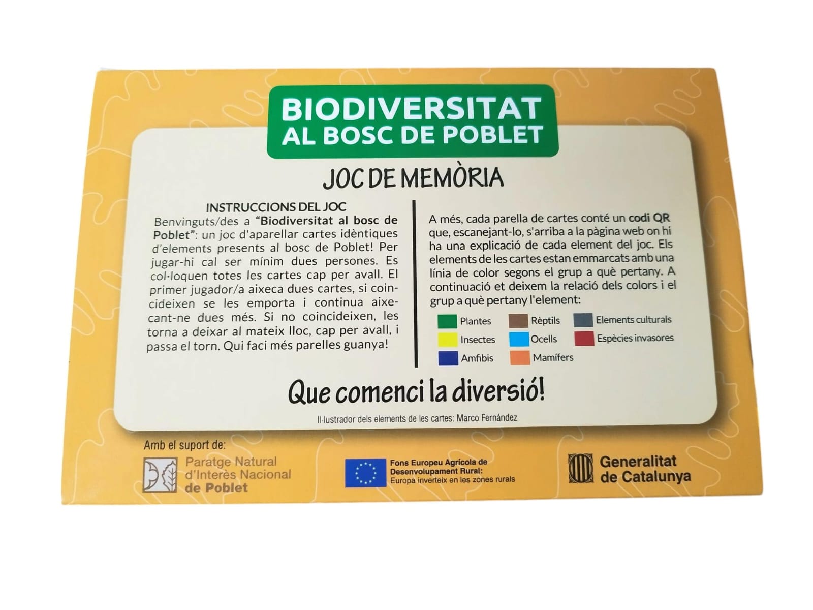 JOC DE MEMÒRIA BIODIVERSITAT AL BOSC DE POBLET 2