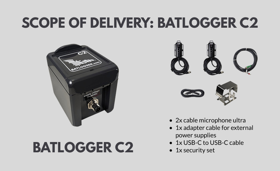 ELEKON BATLOGGER C2 GRABADORA PASIVA DE ULTRASONIDOS DE MURCIÉLAGOS 3