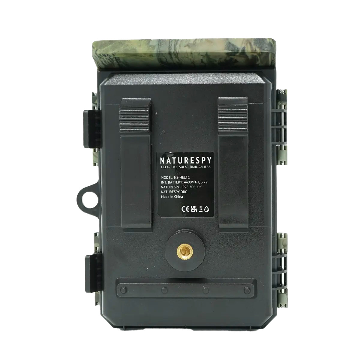NATURESPY HELARCTOS CÁMARA DE TRAMPEO SOLAR CON LED NEGROS DE LUZ INFRARROJA INVISIBLE TIPO LOW GLOW, WIFI LOCAL Y TRANSMISIÓN DE FOTO Y VÍDEO VÍA 4G 4