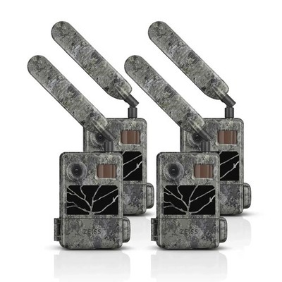 CÁMARA DE TRAMPEO ZEISS SECACAM 3 24 MP CON LED NEGROS DE LUZ INFRARROJA INVISIBLE Y TRANSMISIÓN DE FOTO Y VÍDEO VÍA 4G (PACK DE 4 UNIDADES) 1