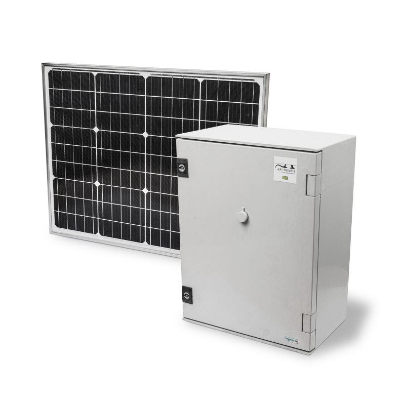 KIT DE ALIMENTACIÓN CON PLACA SOLAR APODEMUS SOLAR POWERKIT 60W 1
