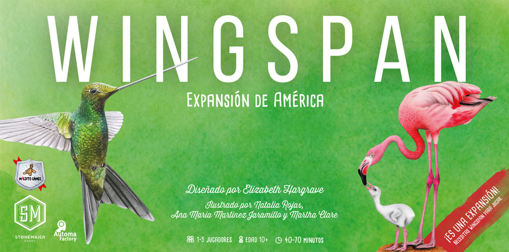 JUEGO WINGSPAN: EXPANSIÓN DE AMÉRICA 1