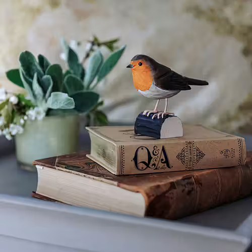 DECOBIRD FIGURA DE PETIRROJO 2