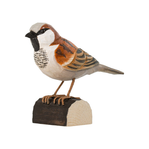 DECOBIRD FIGURA DE GORRIÓN COMÚN 1
