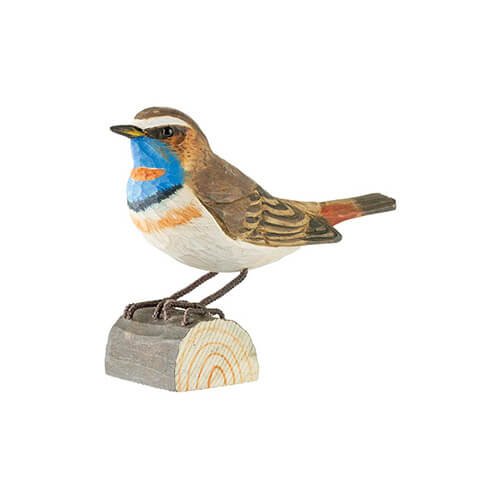 DECOBIRD FIGURA DE RUISEÑOR PECHIAZUL 1