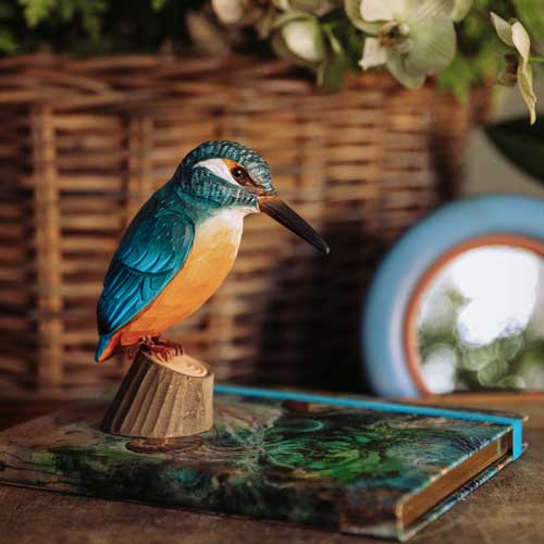 DECOBIRD FIGURA DE MARTÍN PESCADOR 2