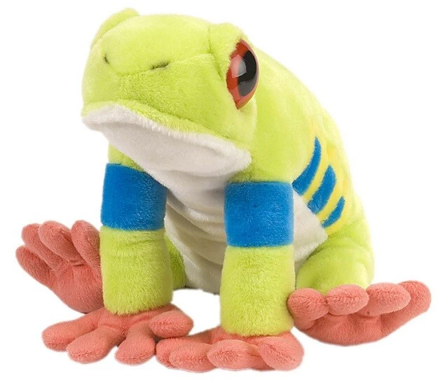 PELUCHE DE RANA VERDE DE OJOS ROJOS 1