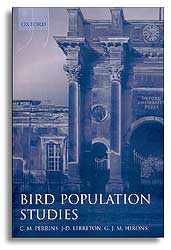 BIRD POPULATION STUDIES. RELEVANCE TO CONSERVATION AND MANAGEMENT                                                                                      1