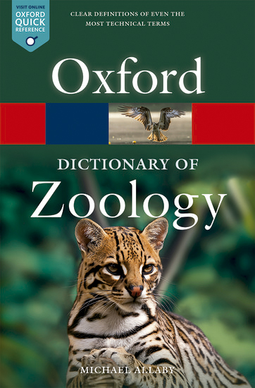 OXFORD DICTIONARY OF ZOOLOGY 1