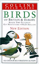 COLLINS FIELD GUIDE. BIRDS OF BRITAIN & EUROPE.5TH EDITION