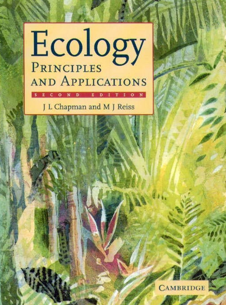 ECOLOGY: PRINCIPLES AND APPLICATIONS