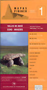 VALLES DE ANSÓ, ECHO Y ARAGÜÉS. MAPA EXCURSIONISTA DE LOS PIRINEOS. 1