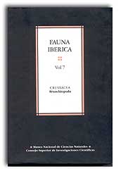 FAUNA IBÉRICA. VOL. 7. CRUSTACEA. BRANCHIOPODA 1