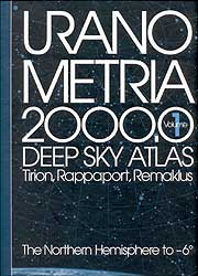URANOMETRIA 2000.0  VOLUMEN I. THE NORTHERN HEMISPHERE TO -6º