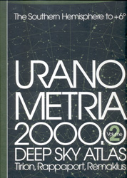 URANOMETRIA 2000.0  VOLUME 2. THE SOUTHERN  HEMISPHERE TO +6º