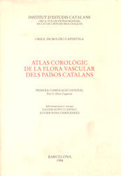 ATLAS COROLÒGIC DE LA FLORA VASCULAR DELS PAÏSOS CATALANS. PRIMERA COMPILACIÓ GENERAL. PART I.  ABIES-LAGOECIA 1