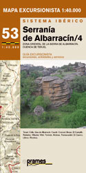 SERRANÍA DE ALBARRACÍN 4. ZONA ORIENTAL DE LA SIERRA DE ALBARRACÍN-CUENCA DE TERUEL. MAPA EXCURSIONISTA 1:40.000 2