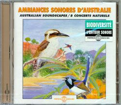 CD AMBIANCES SONORES D'AUSTRALIE 1