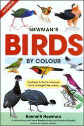 NEWMAN'S BIRDS BY COLOUR. SOUTHERN AFRICA'S BIRDS ARRANGED BY COLOUR.