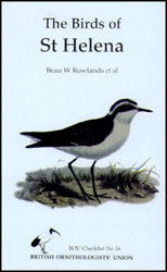 BOU CHECKLIST 16. BIRDS OF ST. HELENA 1