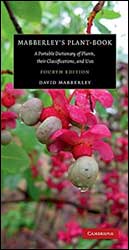 MABBERLEY'S PLANT BOOK.  A PORTABLE DICTIONARY OF PLANTS, THEIR CLASSIFICATION AND USES . 1