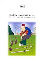 HABITAT MANAGEMENT FOR BATS. A GUIDE FOR LAND MANAGERS, LAND OWNERS AND THEIR ADVISORS