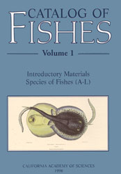 CATALOG OF FISHES 1