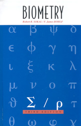 BIOMETRY. THE PRINCIPLES AND PRACTICE OF STATISTICS IN BIOLOGICAL RESEARCH 3RD EDITION 1