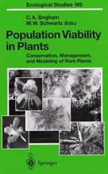 POPULATION VIABILITY IN PLANTS. CONSERVATION, MANAGEMENT, AND MODELING OF RARE PLANTS 1