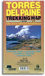 TORRES DEL PAINE. TREKING MAP 1