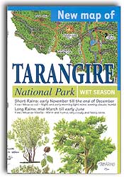 NEW MAP OF TARANGIRE NATIONAL PARK. WET SEASON