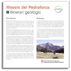 MASSÍS DEL PEDRAFORCA. ITINERARI GEOLÒGIC.