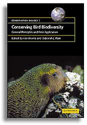 CONSERVING BIRD BIODIVERSITY. GENERAL PRINCIPLES AND THEIR APPLICATION 1