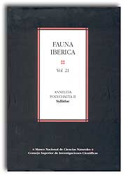 FAUNA IBÉRICA, VOL. 21. ANNELIDA. POLYCHAETA II SYLLIDAE 1