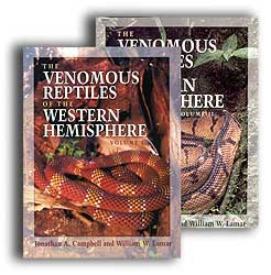 VENOMOUS REPTILES OF THE WESTERN HEMISPHERE VOLUME 1-2