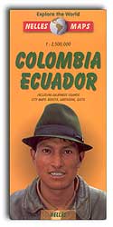 NELLES MAPS. COLOMBIA ECUADOR INCLUDING GALAPAGOS ISLANDS AND CITY MAPS: BOGOTÁ, CARTAGENA, QUITO 1
