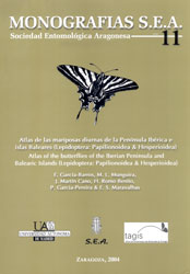 ATLAS DE LAS MARIPOSAS DIURNAS DE LA PENÍNSULA IBÉRICA E ISLAS BALEARES (LEPIDOPTERA:PAPILIONOIDEA & HESPERIOIDEA). MONOGRAFÍAS SEA 1