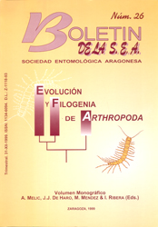 EVOLUCIÓN Y FILOGENIA DE ARTHROPODA. BOLETÍN DE LA S.E.A. NÚM. 26. VOLUMEN MONOGRÁFICO 1