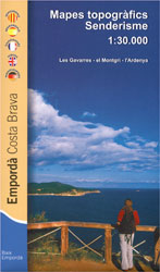 EMPORDÀ- COSTA BRAVA. MAPES TOPOGRÀFICS DE SENDERISME. LES GAVARRES- EL MONTGRÍ- L\'ARDENYA                                                            2