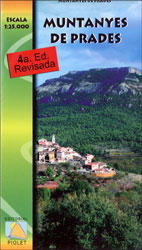 MAPA PIOLET 1:25.000. MUNTANYES DE PRADES 1