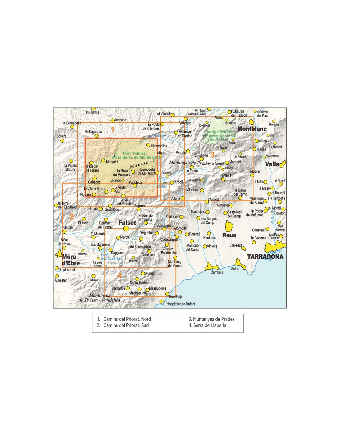 MAPA PIOLET 1:20.000. SERRA DE MONTSANT 2