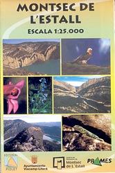 MAPA PIOLET 1:25.000. MONTSEC DE L'ESTALL. 1
