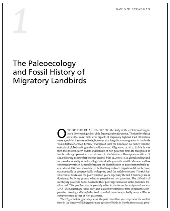 BIRDS OF TWO WORLDS. THE ECOLOGY AND EVOLUTION OF MIGRATION 2