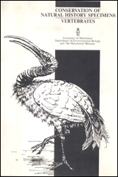CONSERVATION OF NATURAL HISTORY SPECIMENS - VERTEBRATES 1
