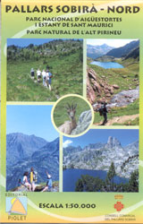 MAPA PIOLET 1:50.000. PALLARS SOBIRÀ-NORD. PARC NACIONAL D'AIGÜESTORTES I ESTANY DE SANT MAURICI. PARC NATURAL DE L'ALT PIRINEU 1