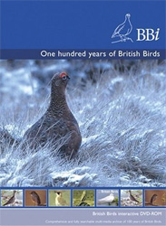 BBI. BRITISH BIRDS INTERACTIVE DVD-ROM. ONE HUNDRED YEARS OF BRITISH BIRDS MAGAZINE 1