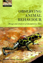 OBSERVING ANIMAL BEHAVIOUR. DESIGN AND ANALYSIS OF QUANTITATIVE DATA 1