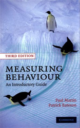 MEASURING BEHAVIOUR. AN INTRODUCTORY GUIDE. 1
